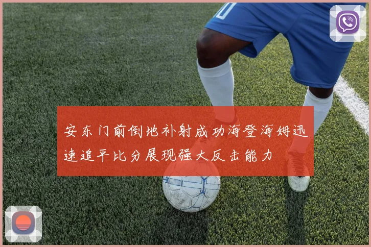 安东门前倒地补射成功海登海姆迅速追平比分展现强大反击能力